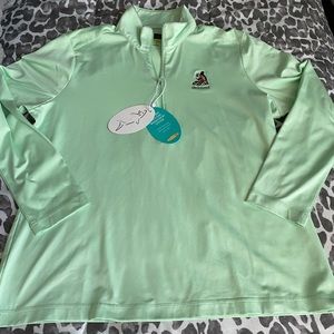 NWT Greg Norman 1/4 zip L/S golf top Sz XL